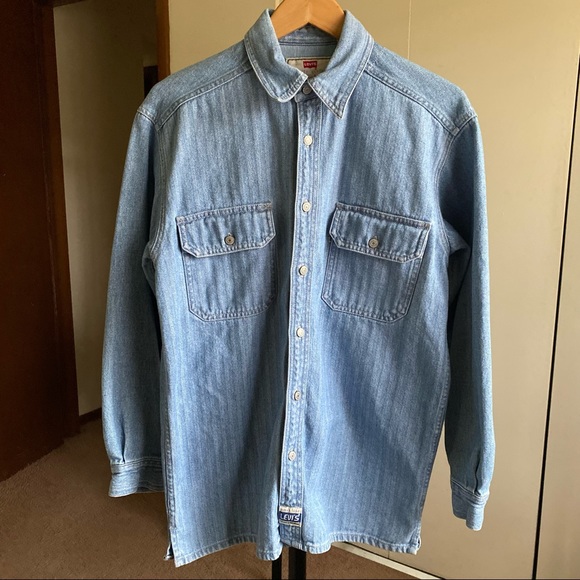 Levi's Tops Vintage Levis Denim Button Down Shirt Poshmark
